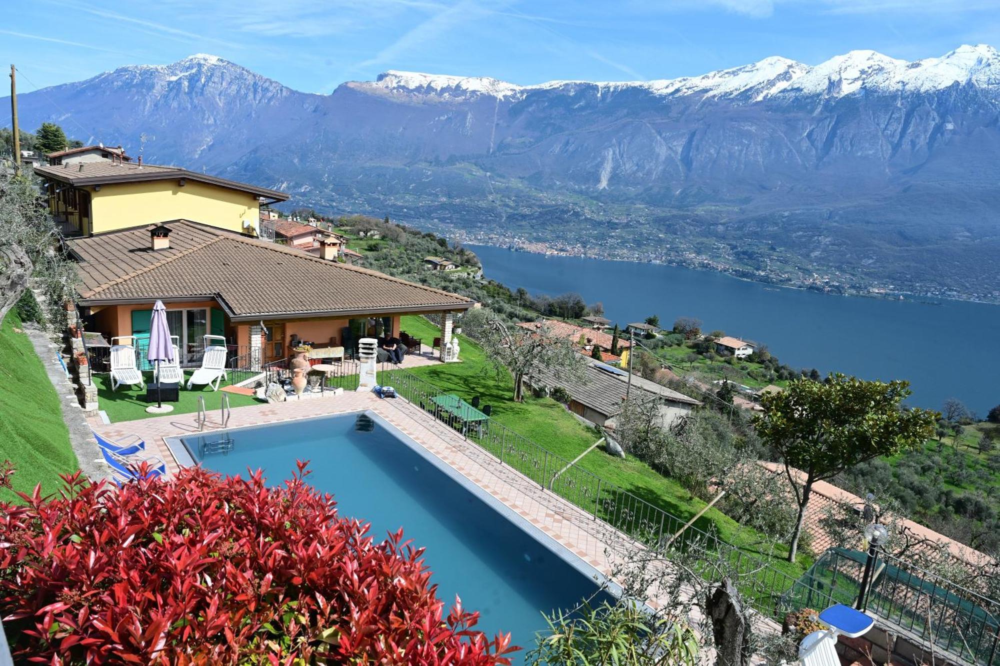 Casa Elka Residence Lake View And Pool By Garda Domus Mea Pieve  外观 照片